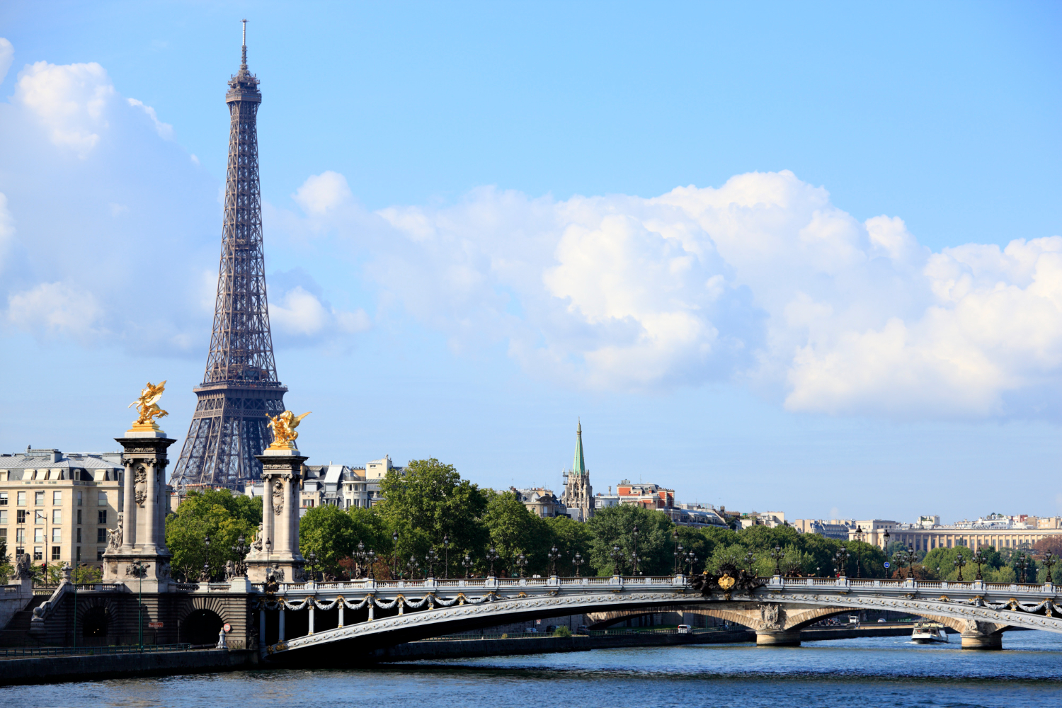 Paris eiffel tower with bridge.jpg